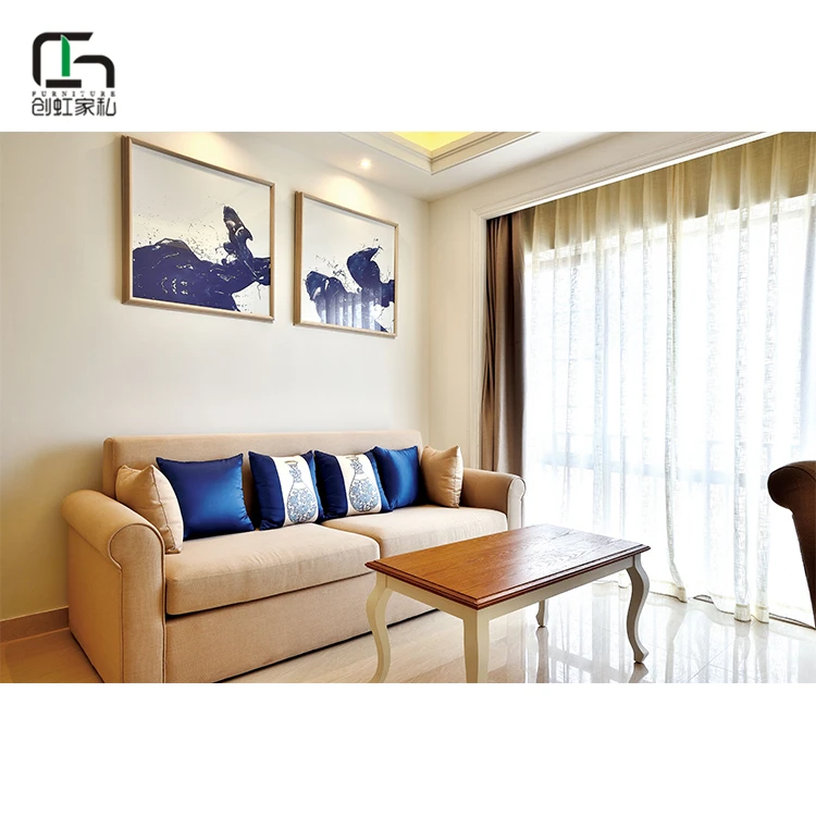 Factory wholesale durable design hotel furniture sofa bed