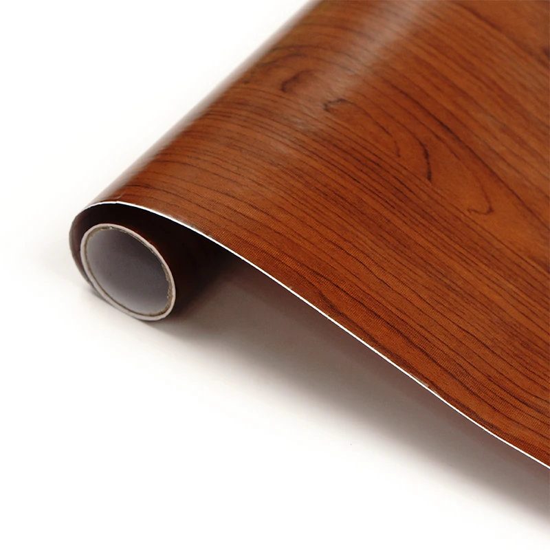 Wholesaler High Quality  Wooden texture Wallpaper PVC Self-adhesive Film Vinyl Wallpaper For Decoration