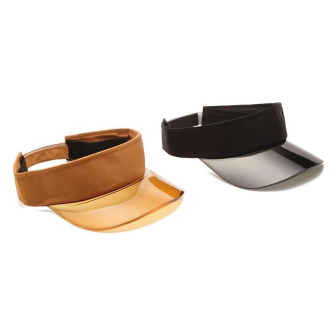 High-quality fresh fruit color transparent PVC sun hat UV-proof hollow top hat sunshade hollow top hat