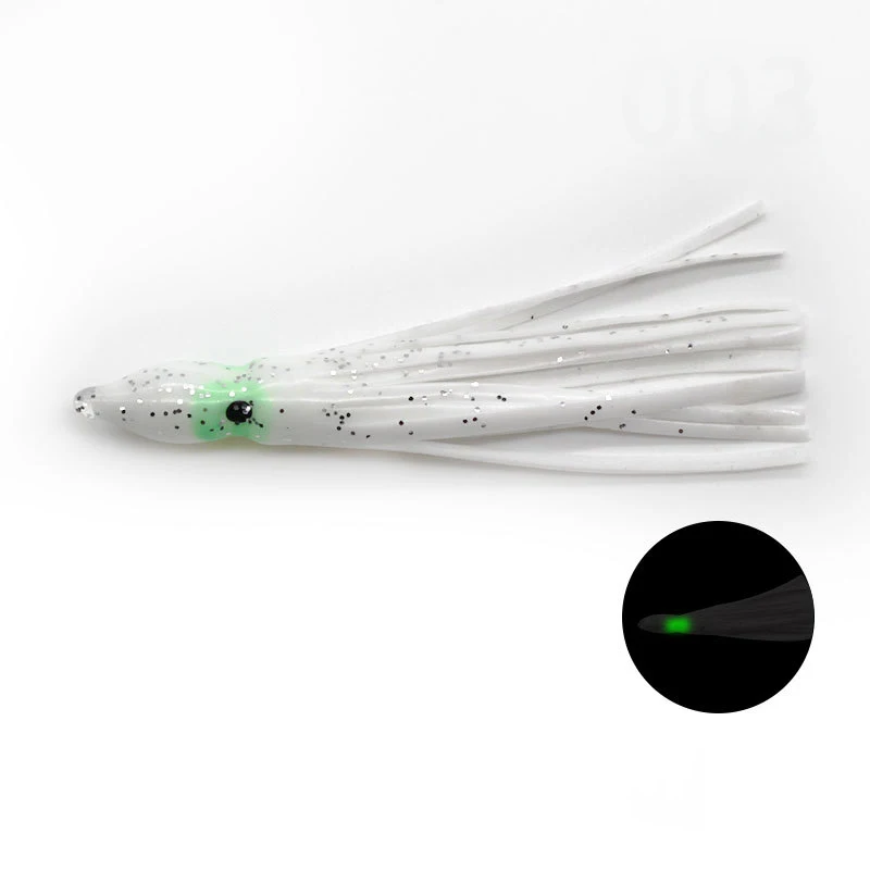 Outdoor Silicone Luminous Soft Plastic Squid Bait Soft Bionic Octopus Trout Lures Trolling Fishing bait