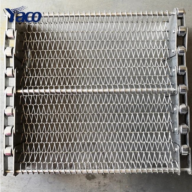 
High temperature stainless steel chain wire mesh belt conveyor belt manufacturer / Food industry farm metal Conveyor belt price 