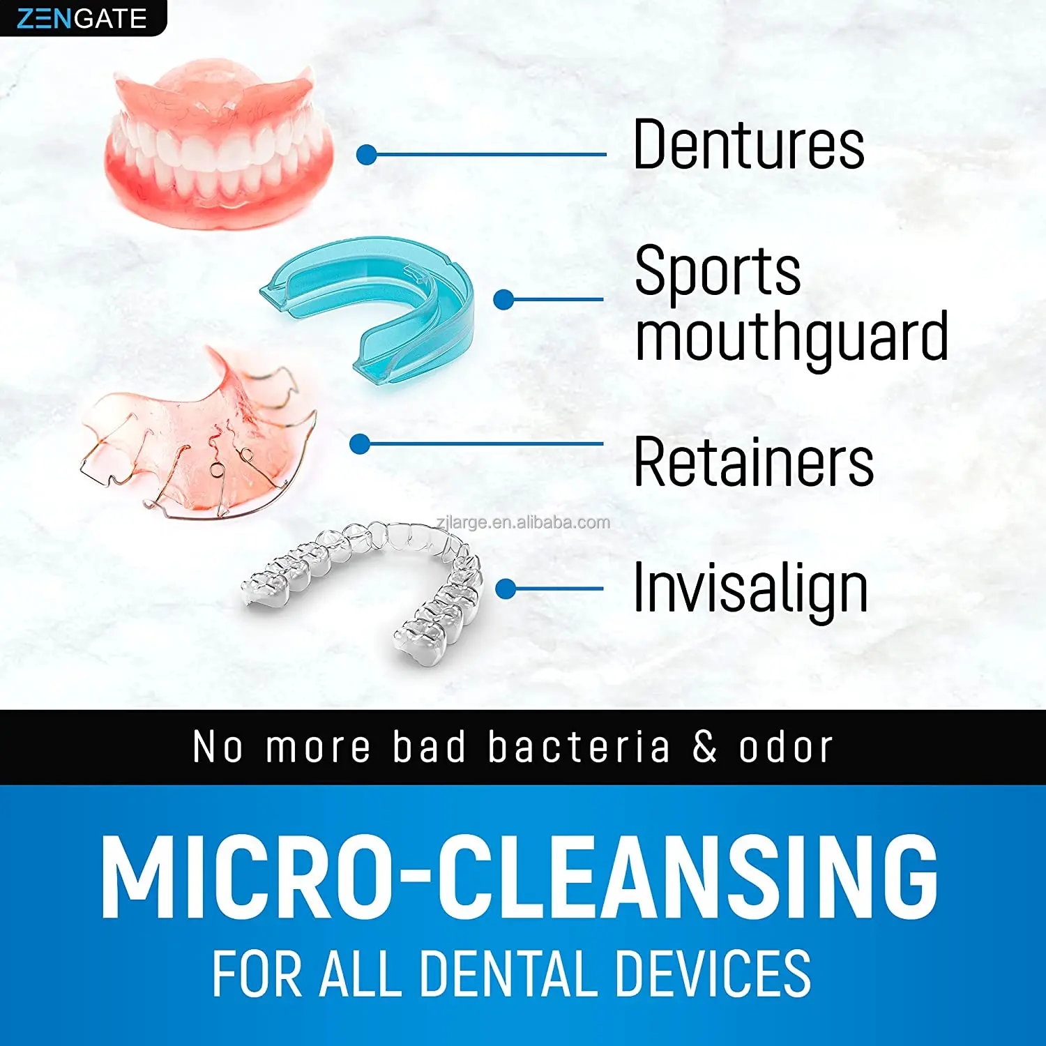 2024 Hot Selling Super Cleaning Dental mouth wash cleaning tablet for denture