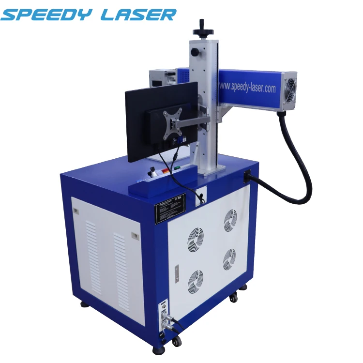 2024 hot selling 30W 60W co2 laser marker machine plastic bottle wood leather co2 laser marking machine for sale