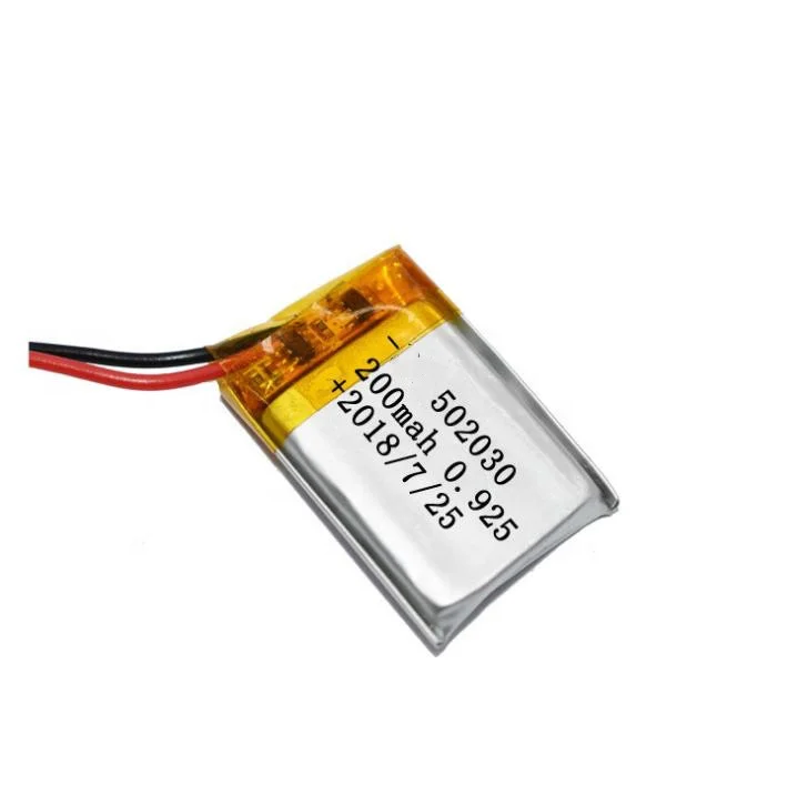 360mAh 502728 3.7v diy solar energy storage spot welding lithium polymer ion battery cells pack  with connector for ups