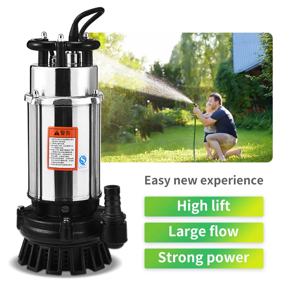 370W QDX 16m Head Copper wire Float switch Electric Submersible Water Pump