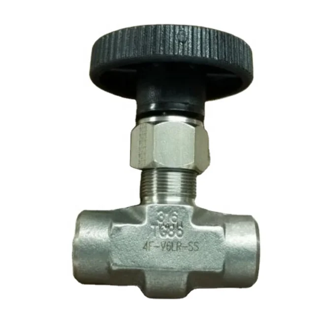 Hot Parker V Series needle valve TYPE 4F-V6LR-SS 4M4F-V6LR-B 4F-V6LR-HC offer quick shut off of fluids