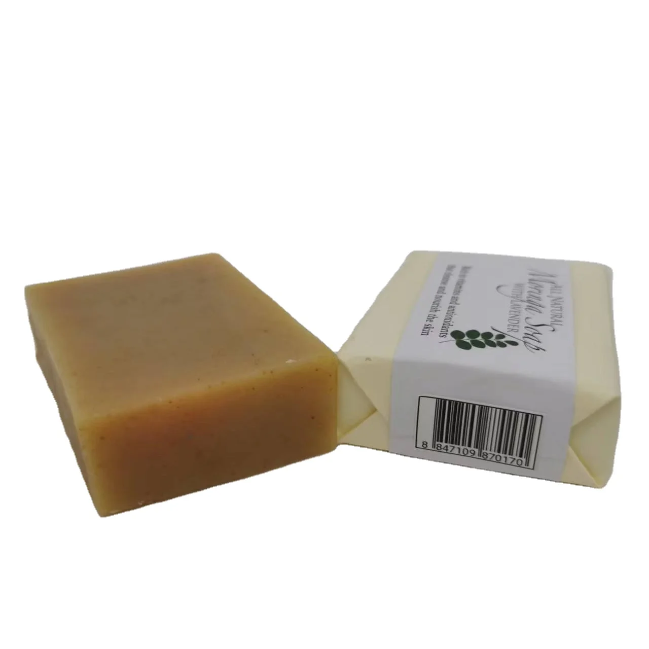 Moringa Large size hand-made clean soft soap organic lavender face bar soap