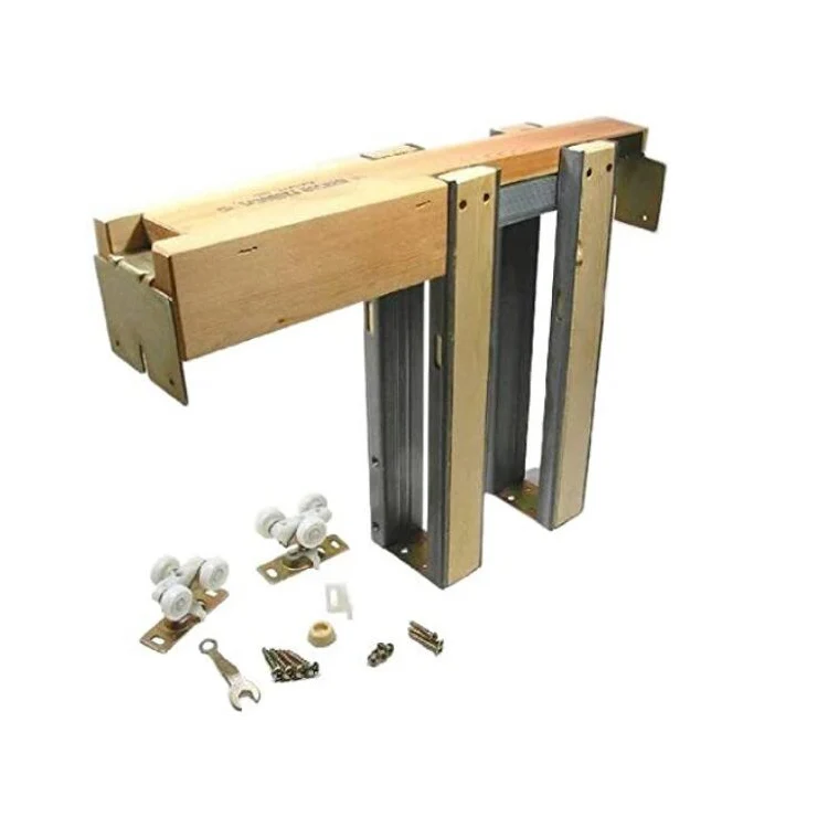 China Wholesale Steel Material Sliding Pocket Door Hardware