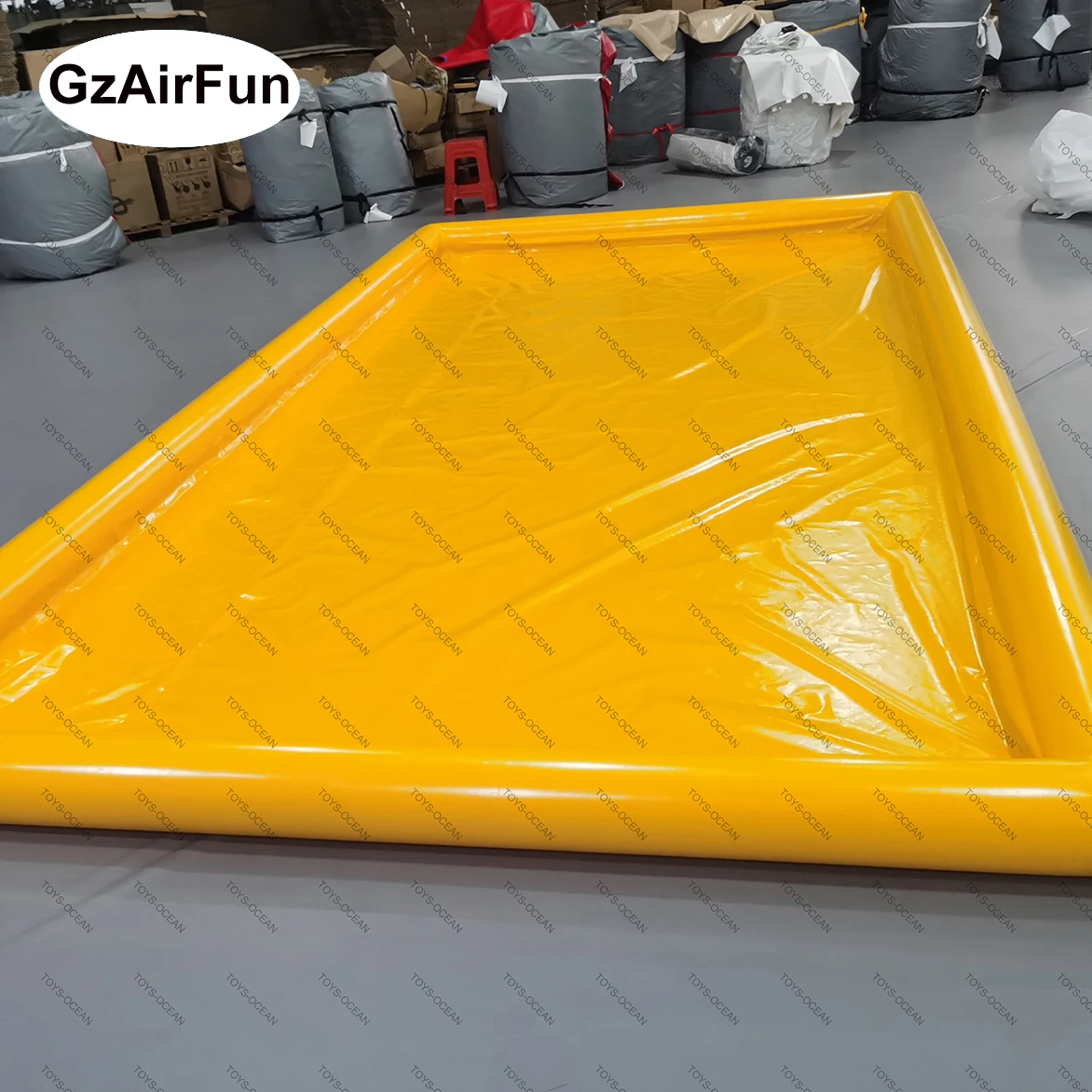 Factory Wholesale Price Heavy Duty Inflatable Car Wash Mat Cleaning Garage Plastic Floor Containment Mats