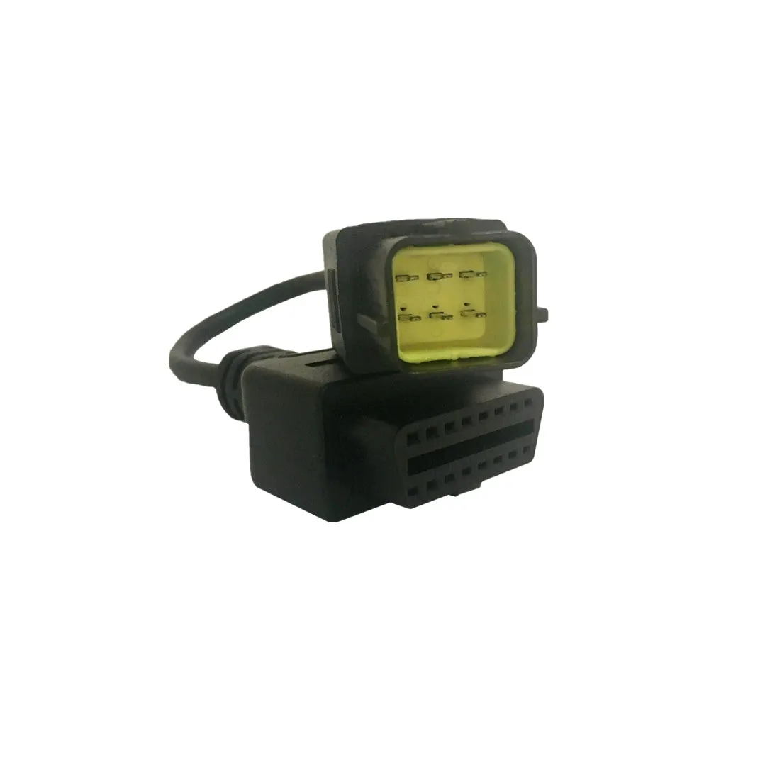 6 Pin to OBD2 Adapter Cable for Ktm Motorcycles with Kehin Connector Wire Harness