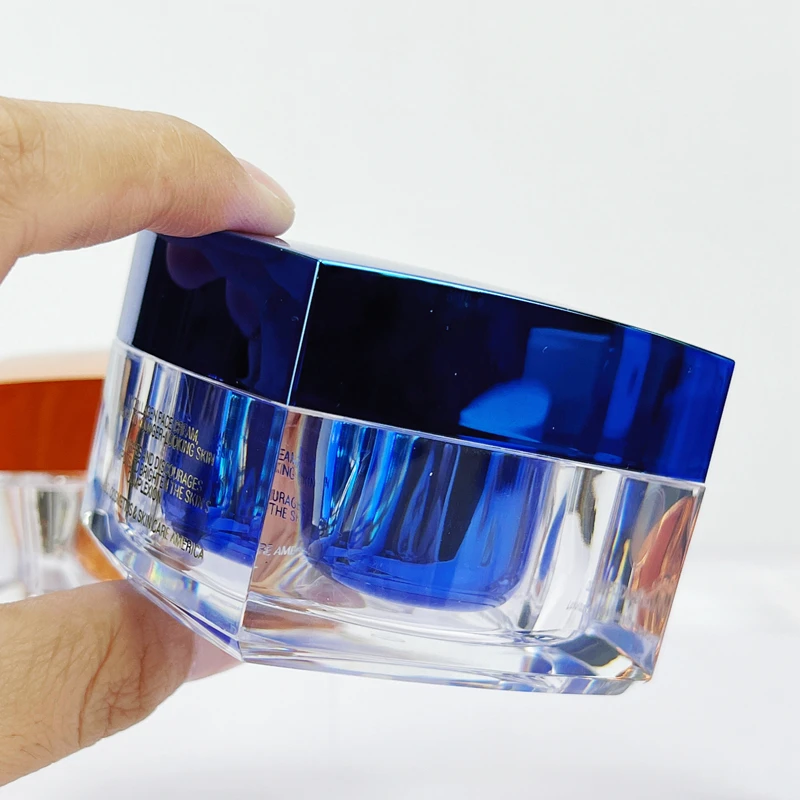 15g 30g 50g square cosmetic containers packaging Lip balm Eye Cream empty plastic square acrylic jar