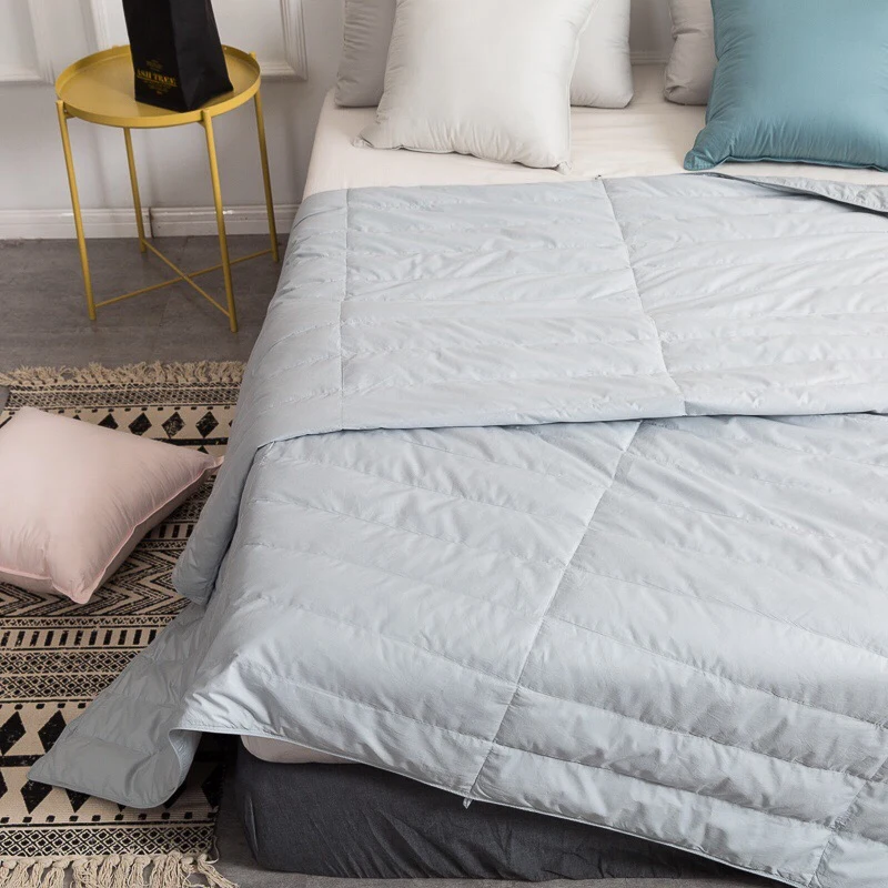 Wholesale Stripe Patchwork Cotton Customized Technics Summer Blankets Quilts Duvet bedspread bed cover