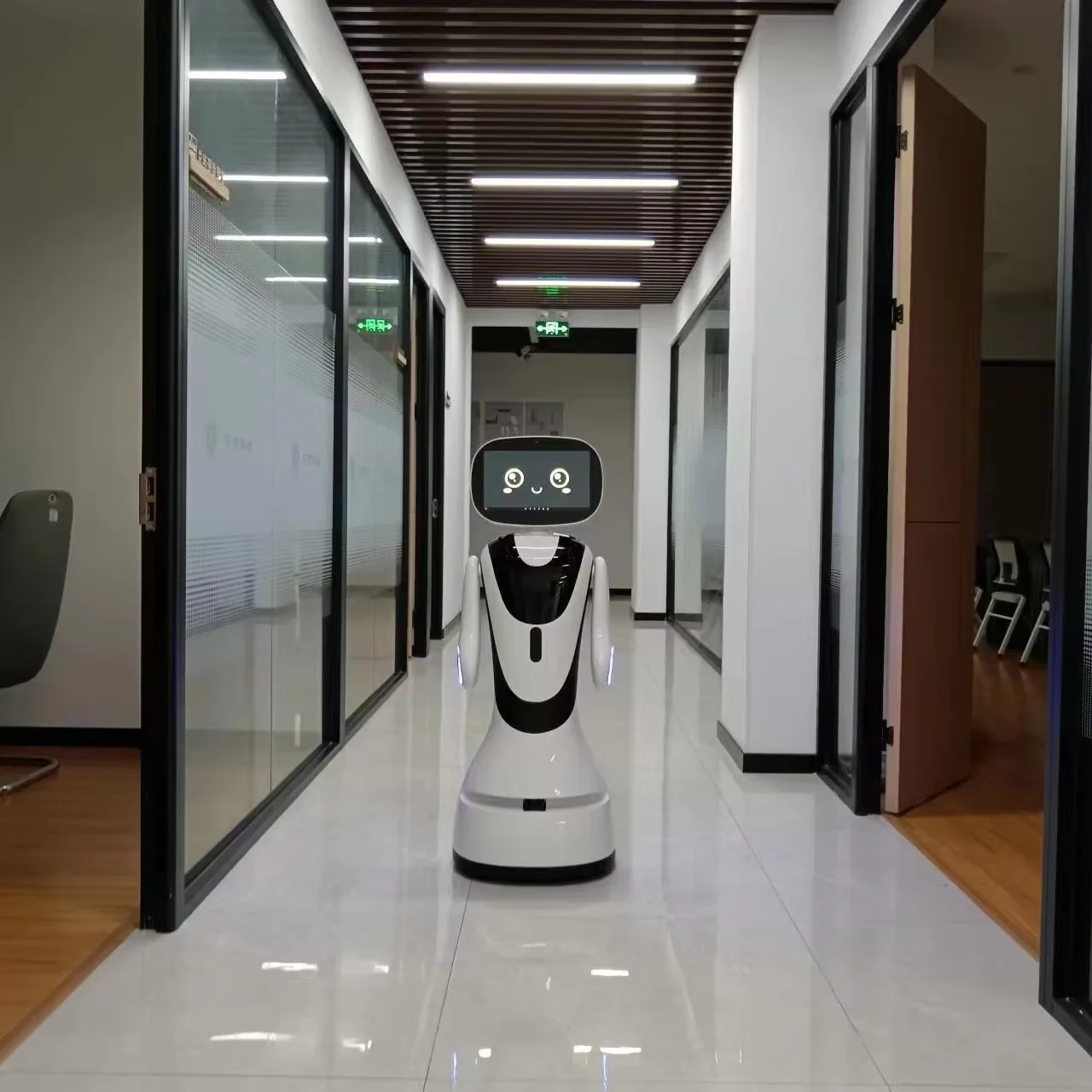 Высококачественный сервисный робот Timo, 19 кг, материал ABS, 13,3 дюймов, размер экрана, направляющий и желанный робот