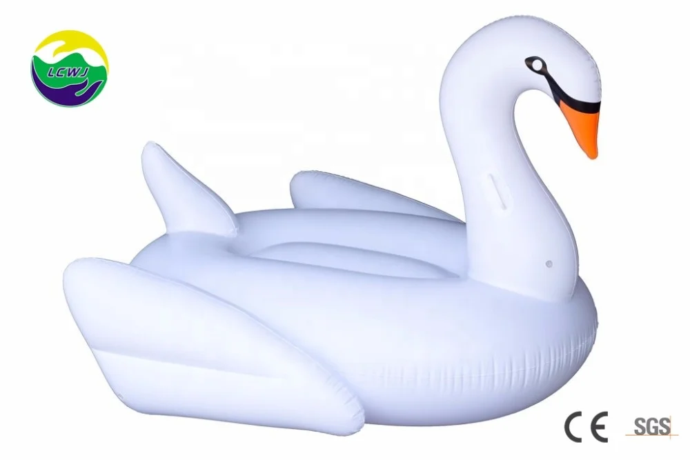 Environmental PVC Swan Toy Inflatable Custom Pool Float Pool Holiday
