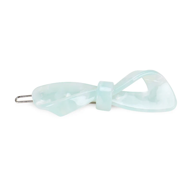 Korean Style Girls Hairpins Small Acetate Bowknot Hair Pin Smooth Acetate Bow Kid Hair Accessories