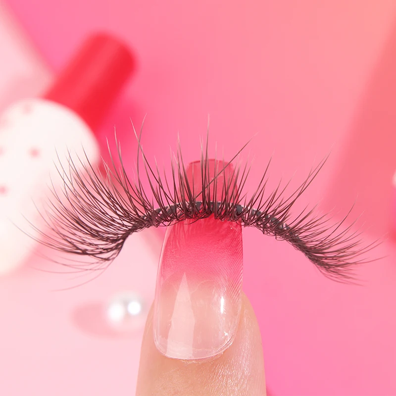 Hollyren Flat Base Lashes With Split Tip Classic New Design 3 Split Tips Lash Extensions Private Label Eyelashes