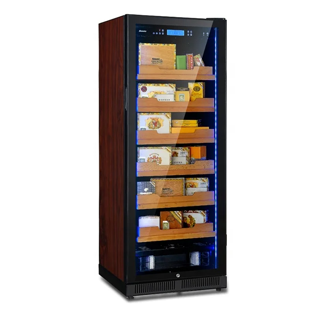 1200 сигар, металлический хьюмидор, ящик из испанского кедра/бука с ЖК-панелью управления