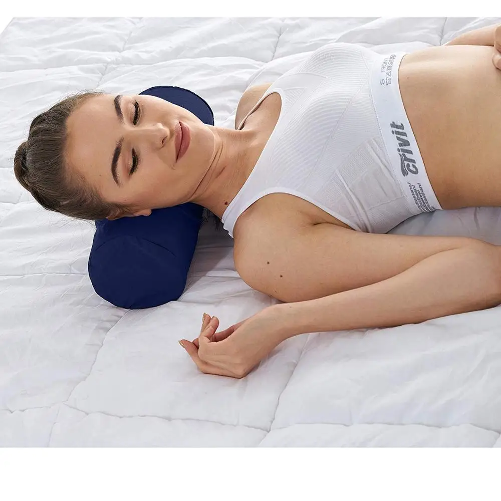 Cervical Roll Cylinder Pillows Lumbar Support Pillow Bolster Pillow for Neck & Back