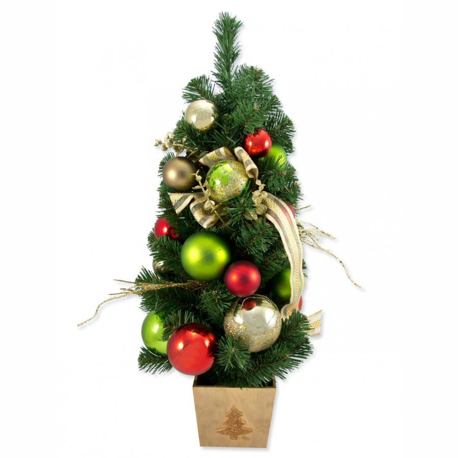 8 Foot Shimmering Mountain Fir Christmas Tree  For interior decoration