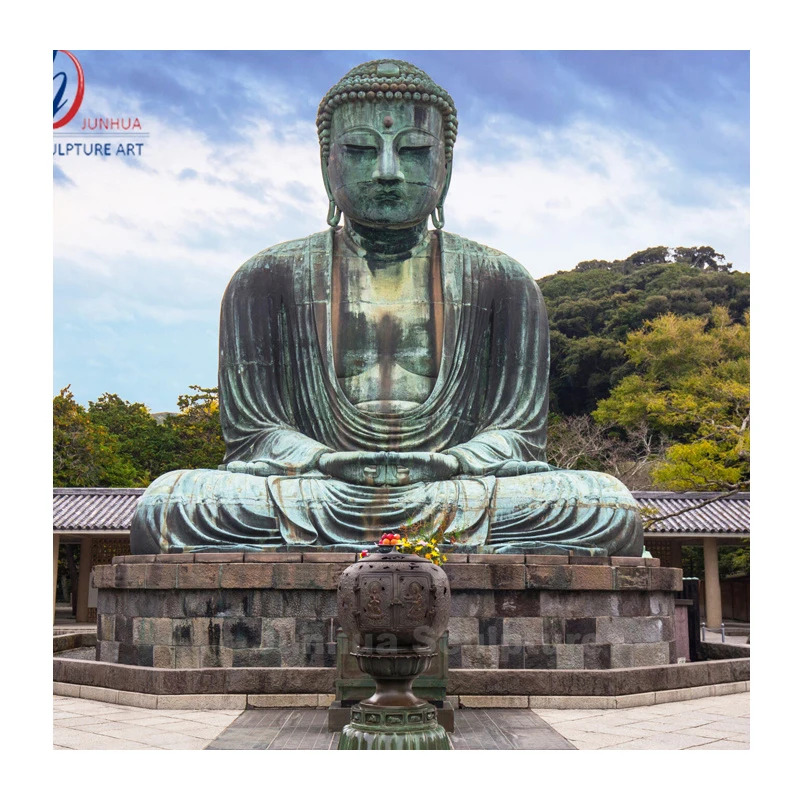 Home decoration religious large bronze brass Buddha statue