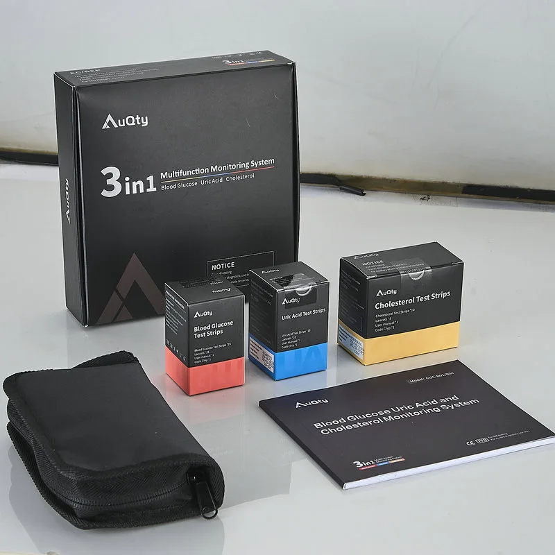 Glucometros Blood Glucose Monitor Blood Glucose Meter Blood Glucose Test Strips Diabetic 3 in 1