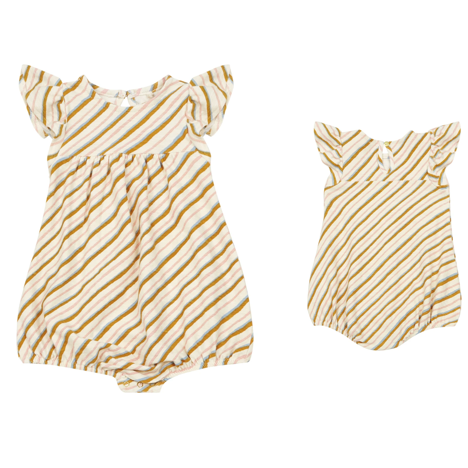 Sleeveless Ruffle Baby Girl Custom Clothes Frilled Straps Baby Rompers Customized Newborn Toddler One Piece Summer Jumpsuits