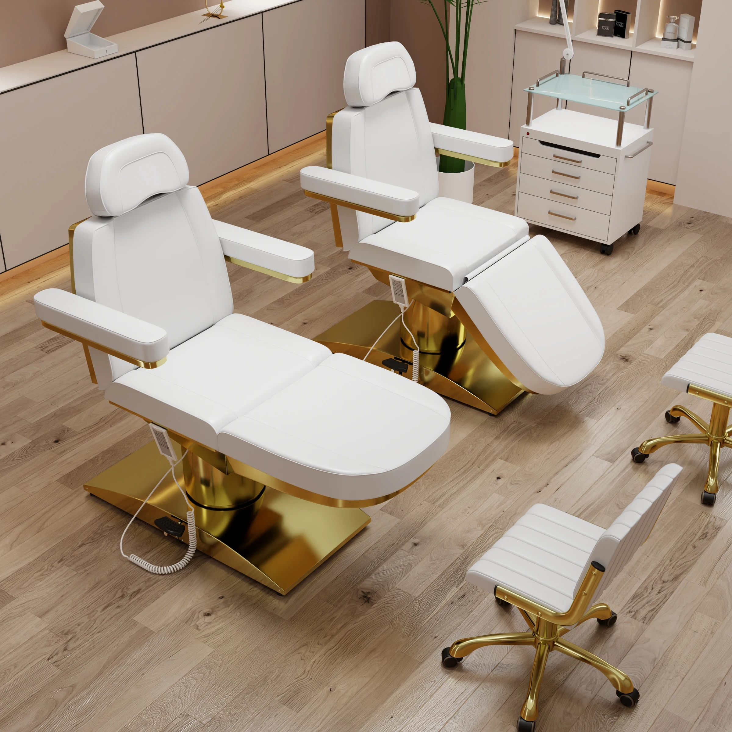 Professional Spa Luxury Multifunction Adjustable Massage Tables Electric Massage Bed