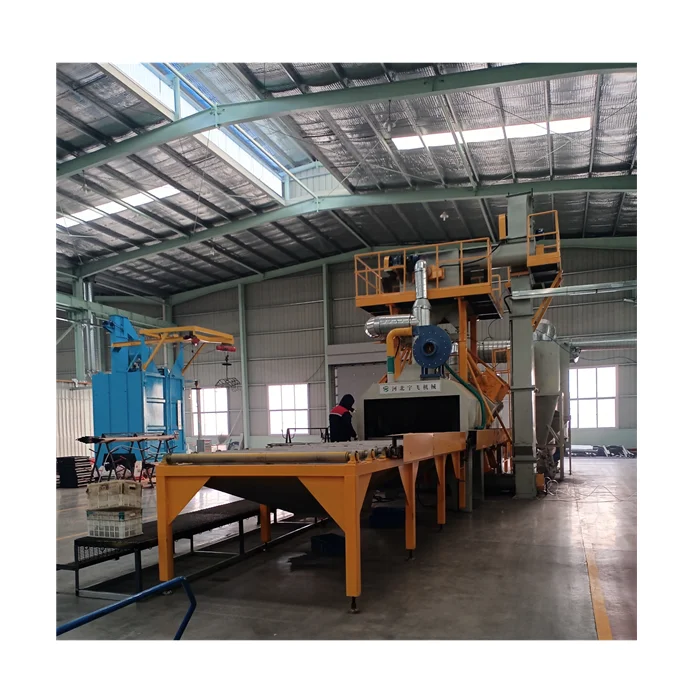 
Q69 Steel Plate Beam Structure Shot Blasting Painting Machine 