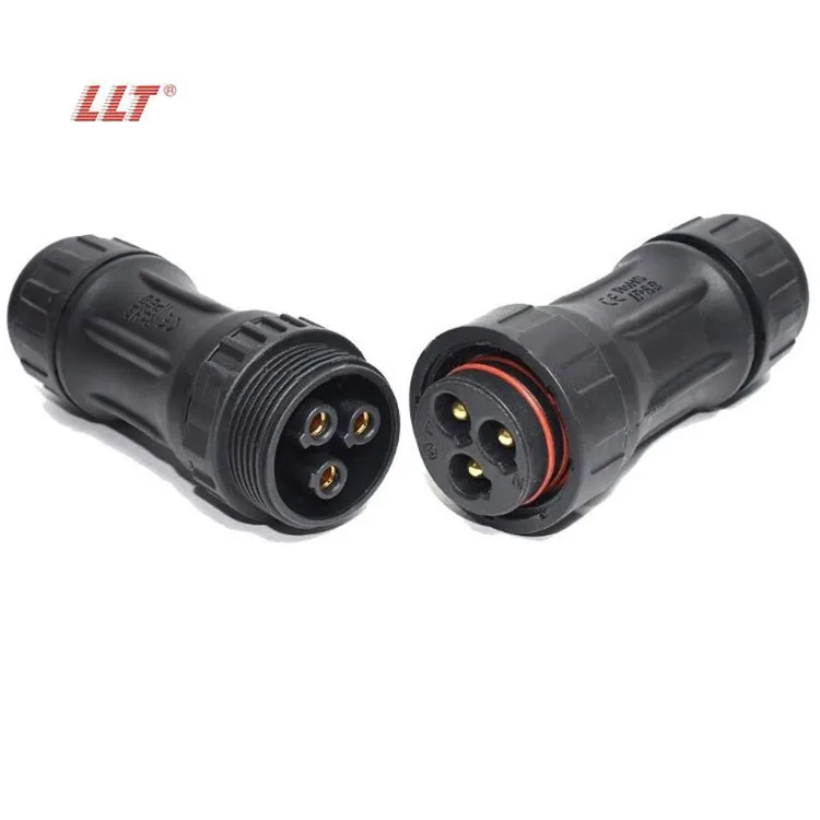 LLT factory deal direct M45 3 pin 4 pin 70 amp ip68 waterproof connector with high voltage rating