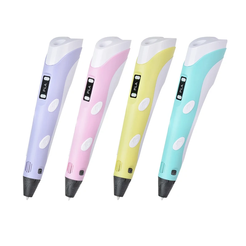 Цветной набор для принтера логотипов на заказ металлическая 3d-ручка раннего развития детей Лидер