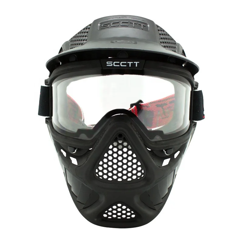 paintball mask/goggle Olive or Black Paintball Scctt Mask with Double lens