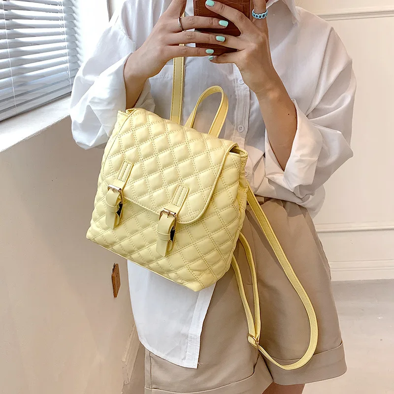 Fashion Style Famous Brand Quilted Back Pack School Bags Travel Bags Pop It Book Bag for Women Luxury Purses and Handbags 2022