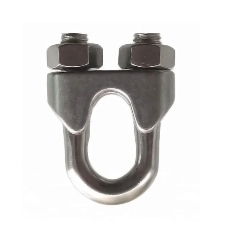 Stainless Steel US Type Drop Forged Wire Rope Clip Cable Clamps For Lifting