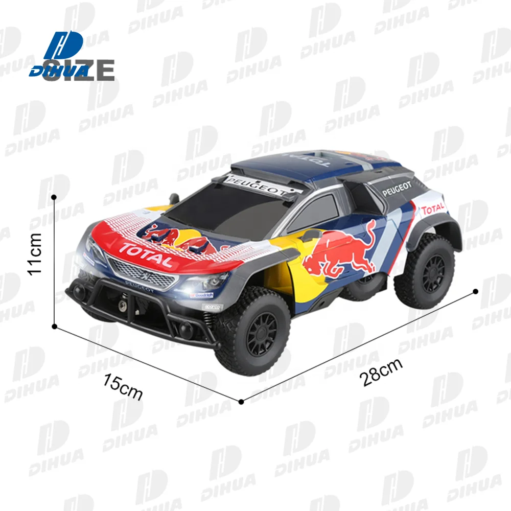 Игрушка с дистанционным управлением 2 4 ГГц красный бык PEUGEOT 3008 DKR Макси масштаб 1/16 модель Дрифт внедорожник гоночный Радиоуправляемый автомобиль для детей-12 км/ч