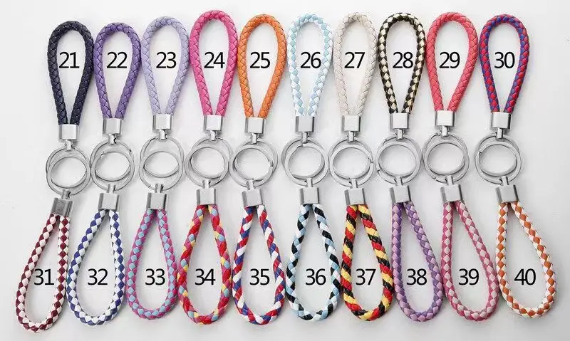 Manufacturer direct selling car key chain pendant color key chain household key pendant