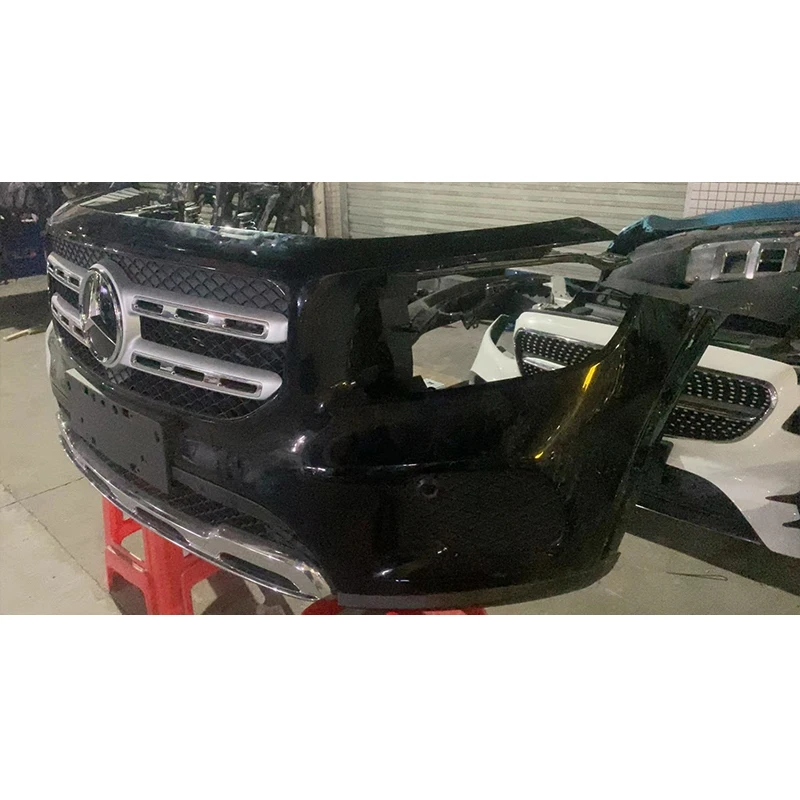 FOR Complete front nose radiator fog light grille mercedes glb 247 bumper accessories