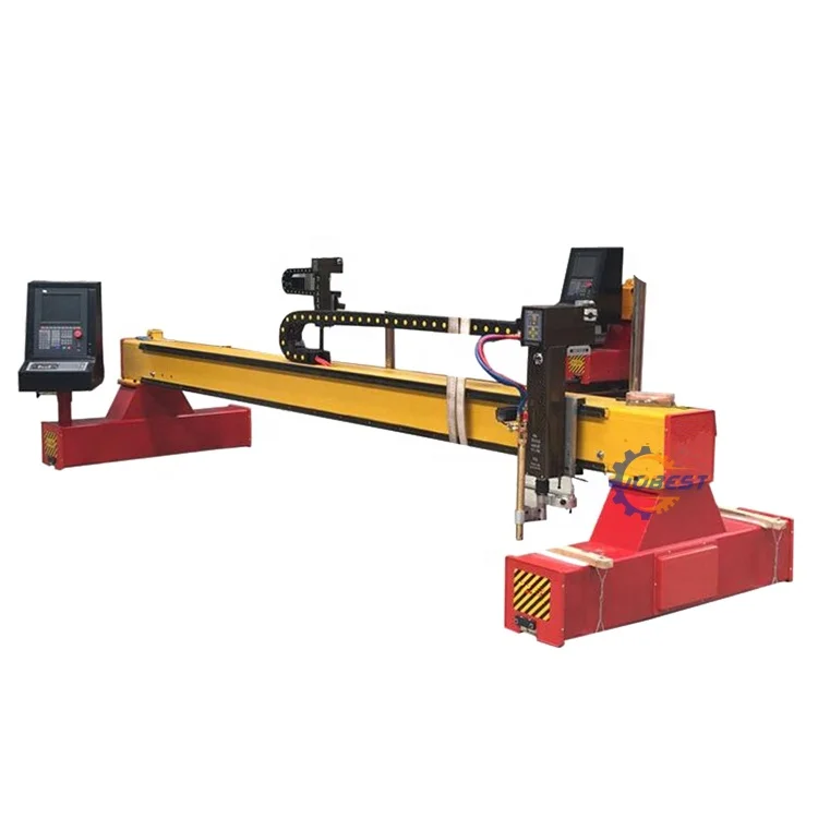 JOBEST Factory direct large metal plate gantry cnc plasma and flame cutting machine /plasma cutter/metal cutting machinery