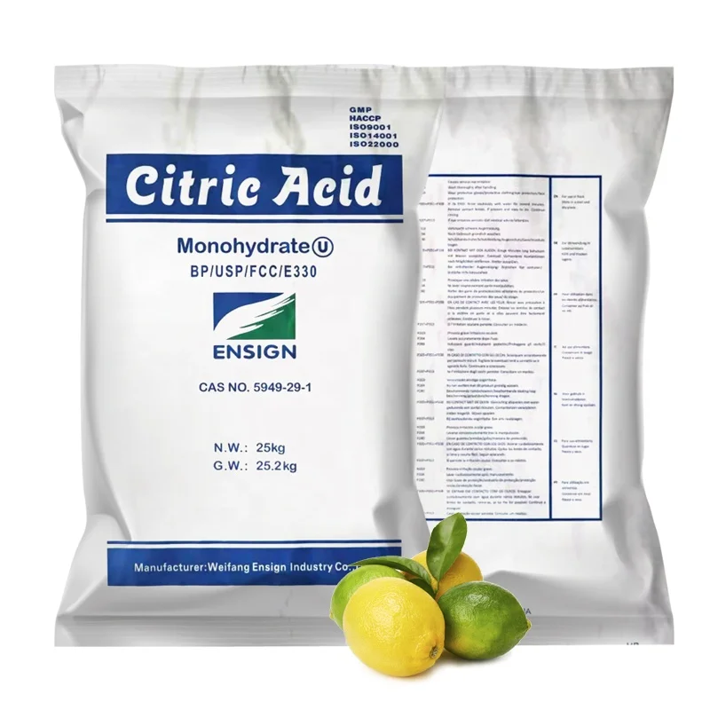 Low price high quality acid citric bulk citric acid monohydrate food grade 5949 29 1