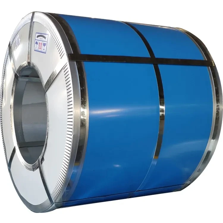 China supply color coated coil steel material aluminum zinc strip open film