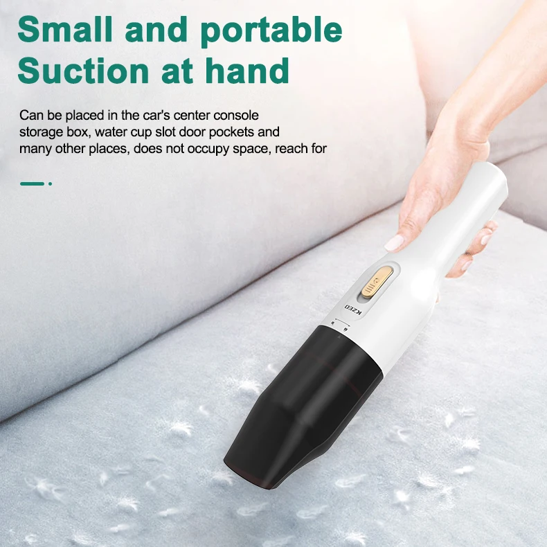 Good Service Power Suction Mini Rechargeable Handheld Portable Cordless Vacuum Cleaner For Car