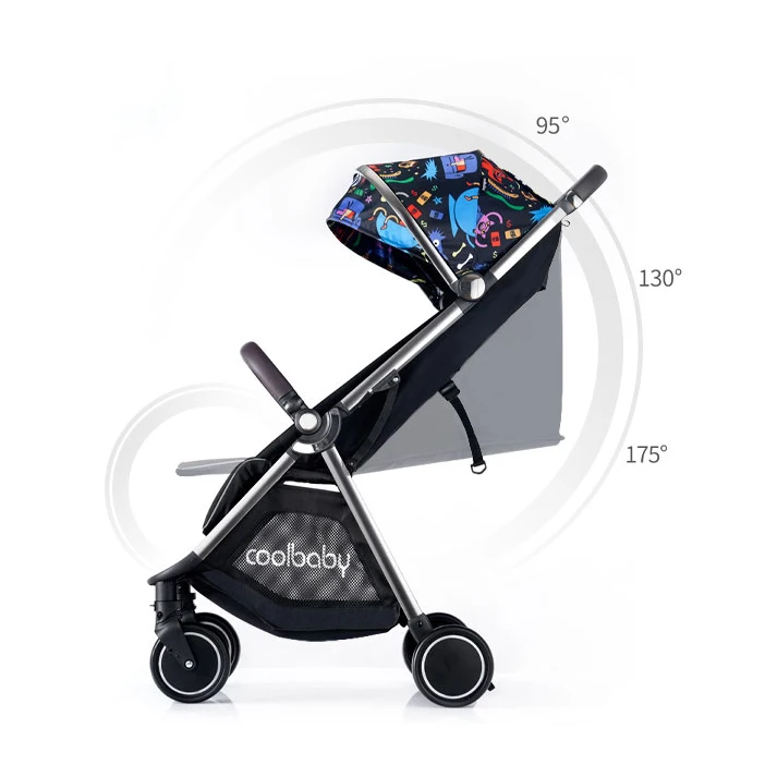 Лидер продаж в Европе детская коляска Amazon складная Коляска серого цвета