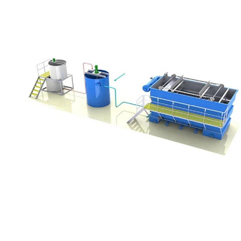 Industrial sewage waste water treatment process used DAF clarifier device dissolved air flotation system machine with best price