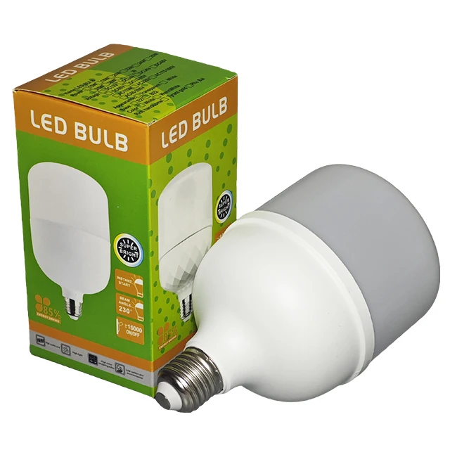 T120 40W Plastic Aluminum Inside LED Light Bulb TUV CE RoHS