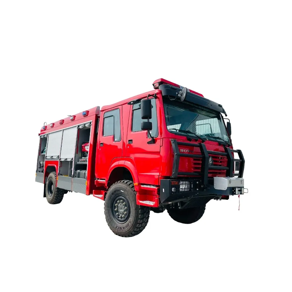4x4 Unimog Forest Special Fire Truck Vehicle with Double Cabin and Water Tank
