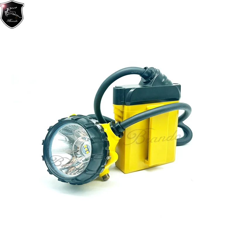 Brando  CE approved  anti-ecplosive 13H 25000lux KL12M led moving head light plastic helmet  waterproof cap lamp