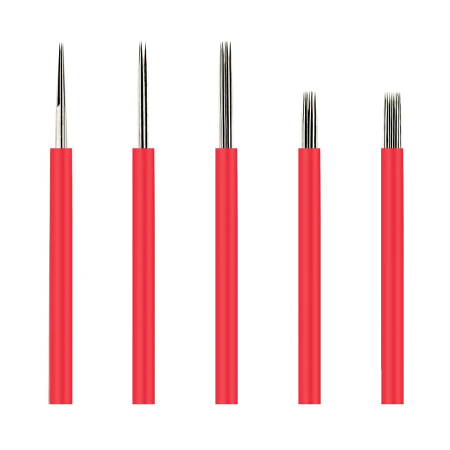 Good Quality Manual Semi-permanent BD Ultra-fine Needle Eyebrow Shaving Blade Micro Blading Kit Eyebrow Tattoo Needle