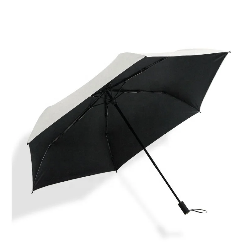 High quality 3 folding 6K manual open ultralight umbrella super thin umbrella