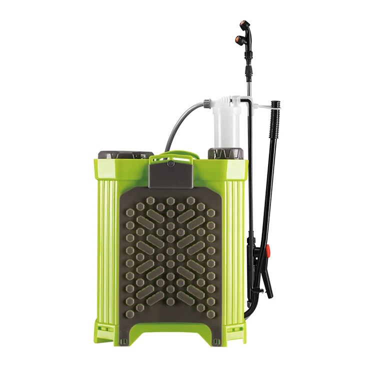 Green 16 liter manual plastic backpack hand sprayers