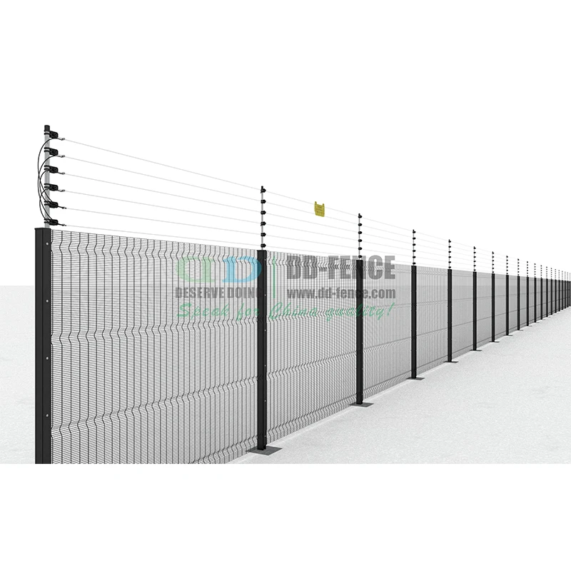 358 Anti Climb Fence High Security Electric Fence with CCTV/Camera for Sale