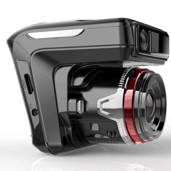 1080P 2.0 inch car camera 2 in 1 combo dash cam with flowing radar detector car black box